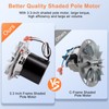 Criditpid Replacement 80P20001-R & 80P30521-R Combustion Blower Fan for St