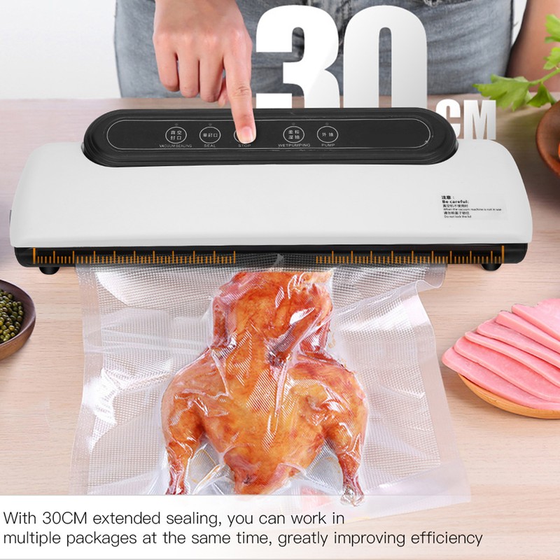 Food Vacuum Sealer Portable Household Kitchen Automatic Packer Sealing Machine