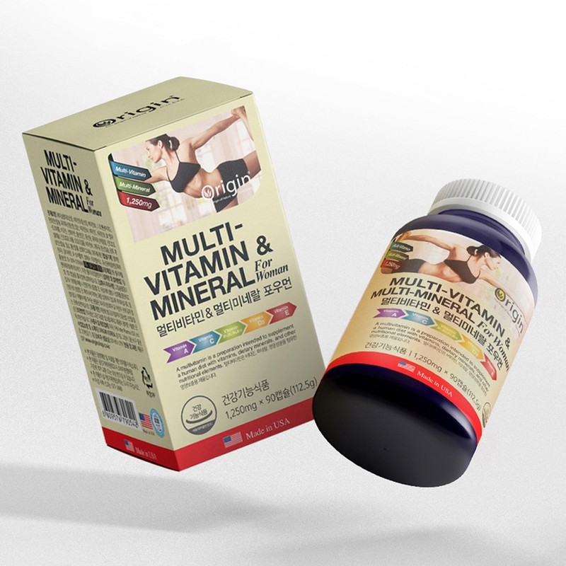 Women's multivitamin mineral all-in-one vitamin BCD 3 month supply after