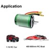 captainrc XTEAM 3665 Brushless Motor 2700KV 4 Poles Design for