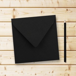 FarbenFroh® Series Square Envelopes Without Window, 15.5 x 15.5 mm Wet sealing for Wedding Cards, Invitations and More