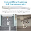 Outlet Compact Flexible Waste Pipe Connector – Universal Sink &