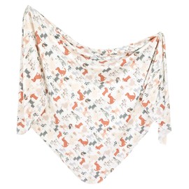 Copper Pearl Baby Swaddle Blanket - Wearable Premium Knit Baby Blanket, Large Soft Stretchy Receiving Blankets for Baby Boy and Girl, Swaddles for Newborn, Infant, and Toddler (Rufus)