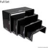 EPOSGEAR Nesting Plinths Clear or Coloured Acrylic Plastic Retail Riser