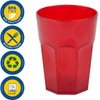 Gariella Plastic Cups Red Drinking Cups Party Cups Plastic Drinking