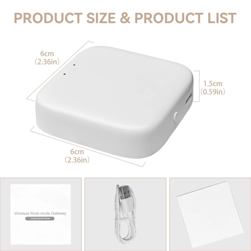 Tuya Wireless Smart Gateway for Smart Home 2.4G WiFi RFID/NFC