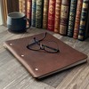 Murdy No. 1 Leather Three Post Binder (Wide Cut, Bourbon)