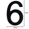 Stainless Steel House Number - Designer Door Number - Height