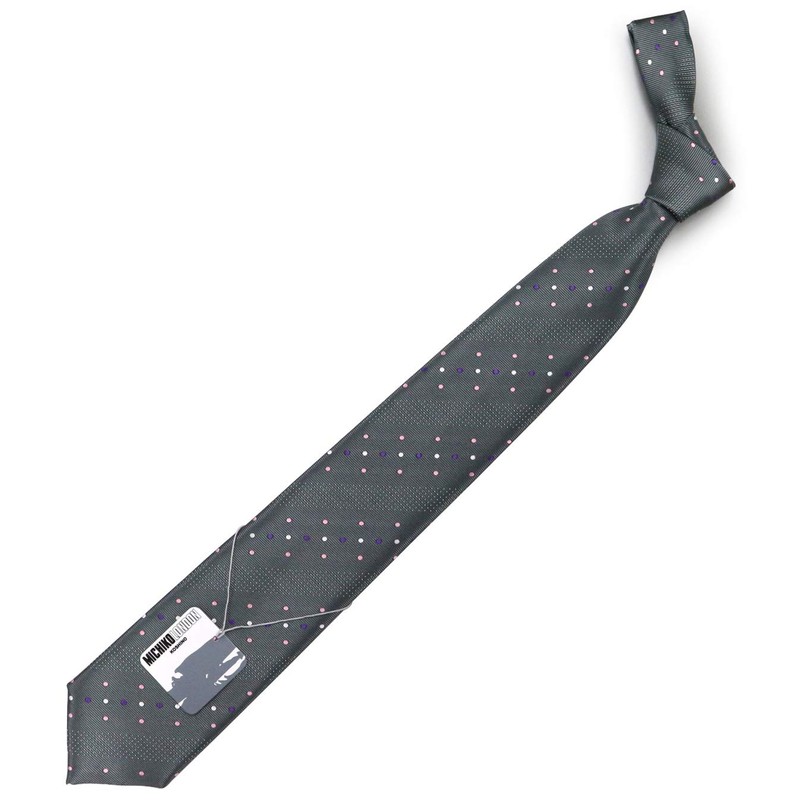 MICHIKO LONDON Brand Necktie, Made in Japan, Nishijin Textile, 100%
