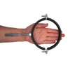 Pack of 2 Anti-Vibration Single Metal Pipe Brackets Clamps Rubber