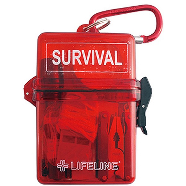 Life Line (Lifeline) Waterproof Survival Box Red LF – 0048 