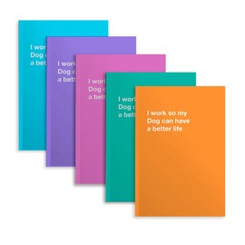 5 PCS Notebook Journal, Notebooks for Work, Note Taking Writing Funny Office Accessories Gag Gifts for Manager Leader Coworker Employer Secretary Christmas Friendship 5.7 x 8.3 Inches 41 Sheets