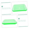 Kisangel 1set Multi-Functional Sprout Trays Wheatgrass Storage Trays Vegetable Starter