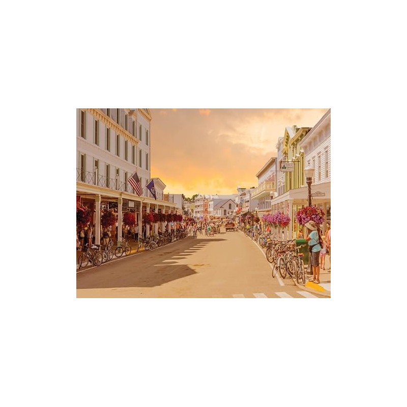 Mackinac Island - Main Street - 1000 Piece MI Puzzles