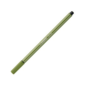 Premium Fibre-Tip Pen - STABILO Pen 68 - Pack of 1 - Moss Green
