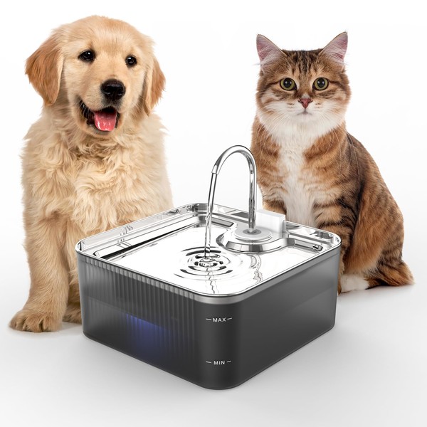 Dog Water Fountain for Large Dogs, 7L/236oz/1.8Gal Pet Water Fountain