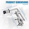TENTOTEN Cymbal Arm Cymbal Boom Holder with Clamp, Cymbal Boom