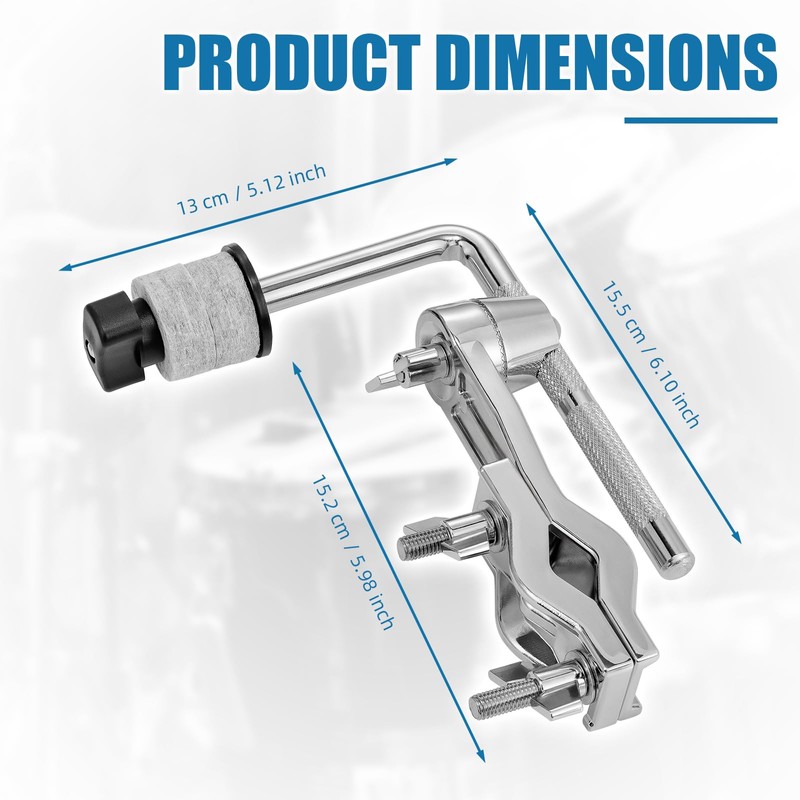 TENTOTEN Cymbal Arm Cymbal Boom Holder with Clamp, Cymbal Boom