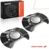 A-Premium Front Driver and Passenger Side Brake Dust Shield Compatible