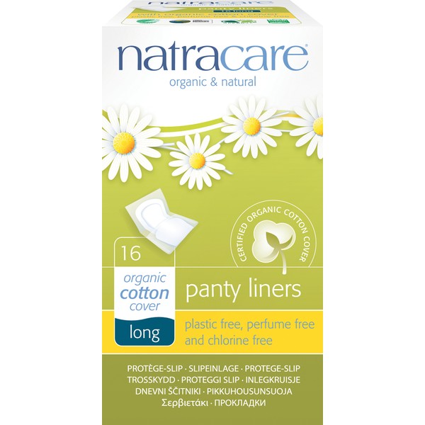 Natracare Long Panty Liners 16 Count
