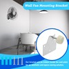 LUTQ Heavy Duty Fan Mounting Bracket, Solid Steel Wall Mount