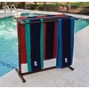 Outdoor Lamp company 405BRZ Portable Outdoor 5 Bar Towel Rack