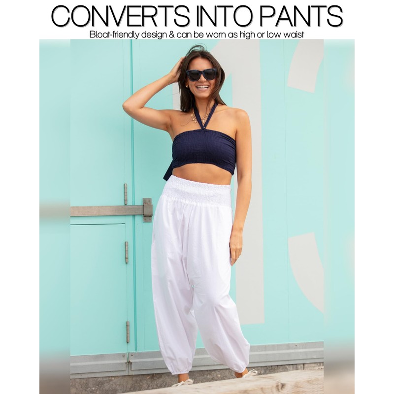 likemary - overol de harén para mujer, pantalones de harén,