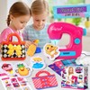vamei Mini Sewing Machine Toy for Girls, Electric Sewing Machine