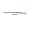 2pcs Stainless Steel Nail Groove Dirt Pick Double Head Toenail