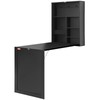 VEVOR Mounted Convertible, Multi-Function Folding Wall Table with Chalkboard for