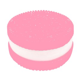 Biscuit Stress Relief Toy,Pinching Sandwich Simulation,Ultra-Soft Decompression Venting Toy Fun and Effective Stress Relief for All Ages Perfect for Home Office or Trave (Pink)