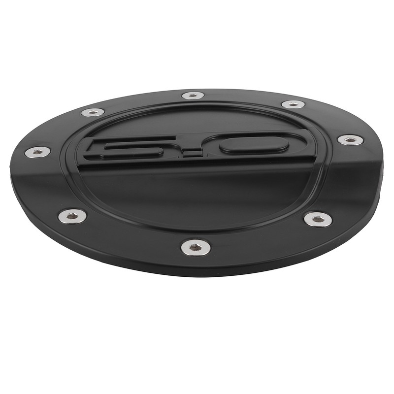 Fuel Door Cover Gas Tank Cap Lid Black Fit for
