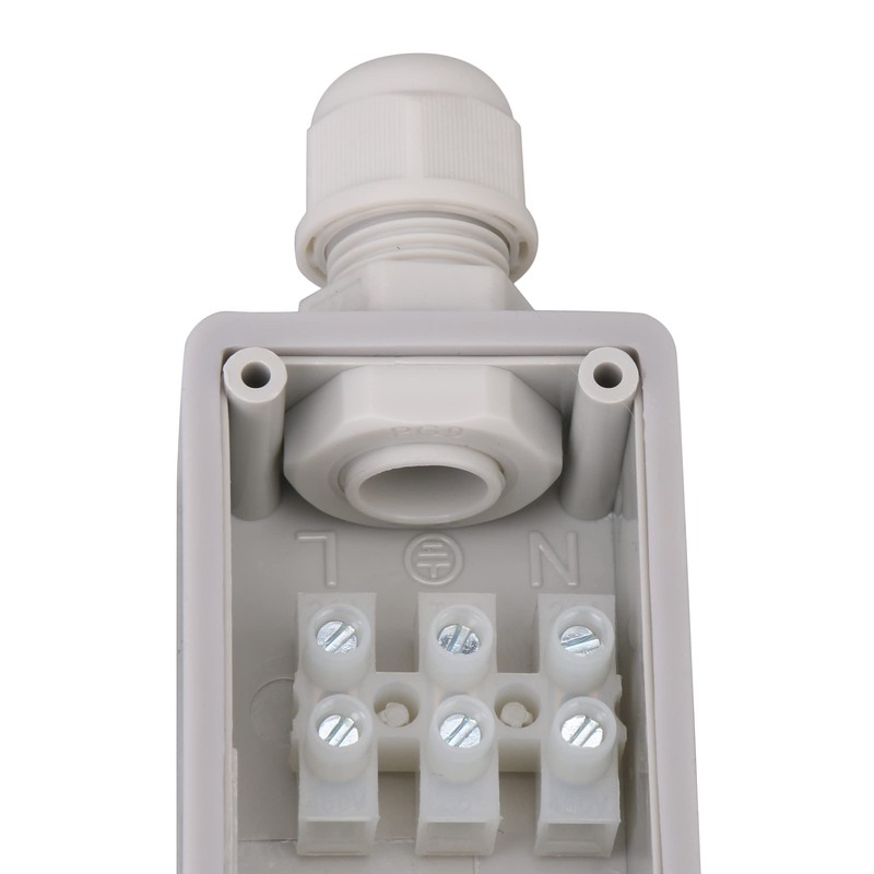 CNBTR Plastic Underwater Junction Box Universal Electrical Project Enclosure White