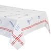 Talking Tables Fabric Large White Tablecloth Made from Recycled Cotton