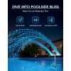 Poolhacker Solar Pool Fountain with 10-Color Lights â€“ Auto Light