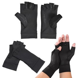 2 Pairs of Finger Protectors, Fingerless Protectors, Finger Protectors for Men and Women, Cycling Finger Protectors, Black Hand Protectors