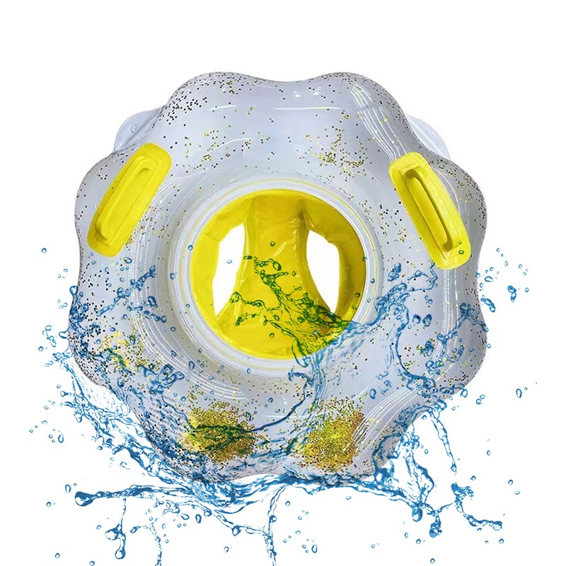 Baby Swimming Float Inflatable Swimming Ring with Safety Seat Handles