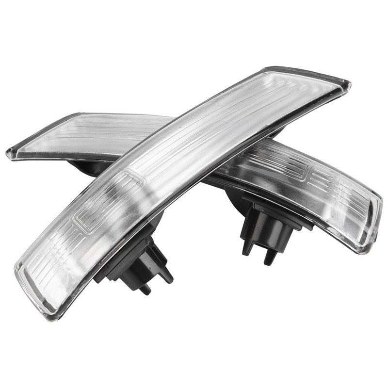 Pair of Wing Mirror Indicator Turn Signal Light Lens Cover