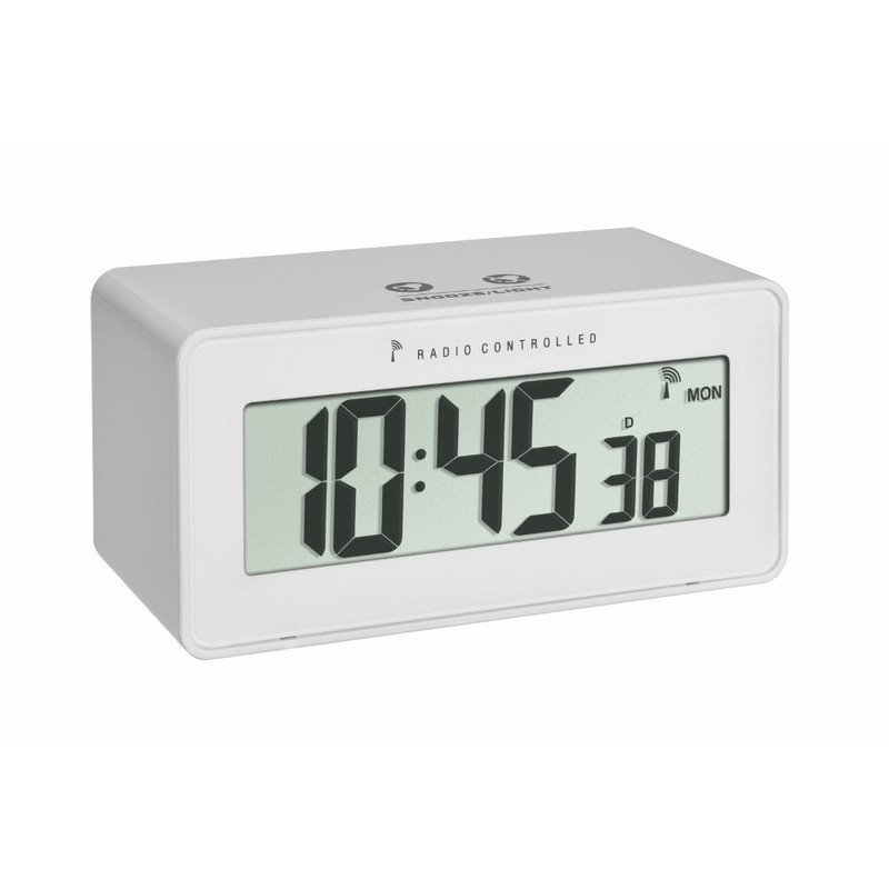 TFA 60.2544.02 Radio-Controlled Alarm Clock
