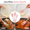 3-Piece Silicone Spatula Set for Baking and Basting - 2