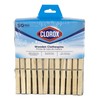 Clorox Wood Clothespins with Spring - Value Pack of 50