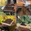 YYRZZ Sifter for Garden, 2Pcs Removable Handle Multi-Purpose Stainless Compost