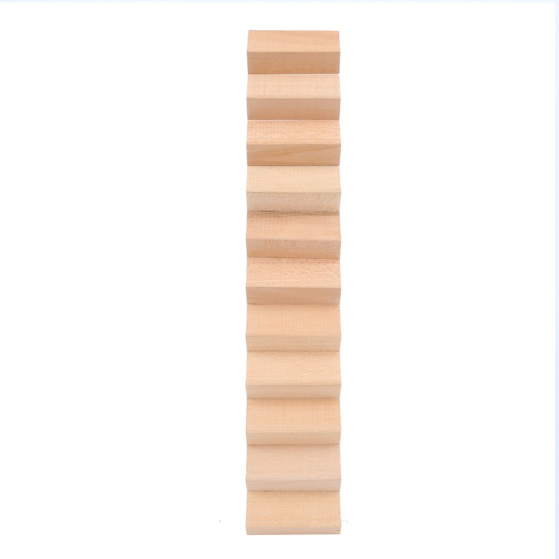 1:12 Miniature Wood Staircase DIY Step Stair Crafts Decorative Dollhouse