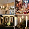 KITHOUSE 12 Set Christmas Window Candles Lights with Timer Battery