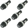 5 x Panel Mount Chassis Fuse Holder for 6x30mm Glass