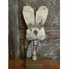 Primitives Supplies for Grubby Primitive Rustic Easter Bunny Rabbit Spindle