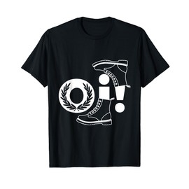 Oi Punk T Shirt, Gift for Skinheads, Ska, Reggae Music Fans T-Shirt