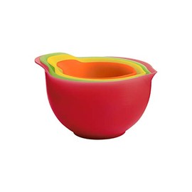 Trudeau Bamboo Melamine Measuring Cups, Set of 4