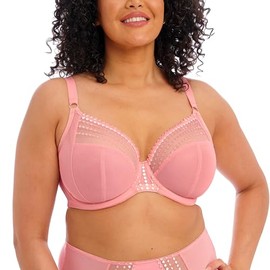 Elomi Matilda Banded Plunge Underwire Bra (8900),32HH,Rose