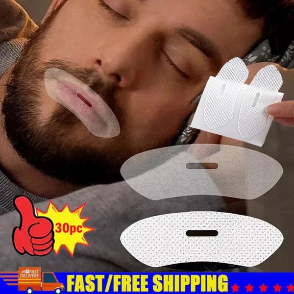 Unbranded 30Pc Strip Mouth Tape Advanced Gentle for Better Nose